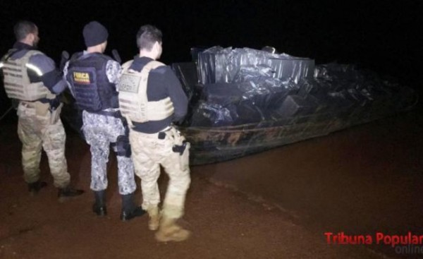 Cigarrillos incautados tras tiroteo entre contrabandistas y policía