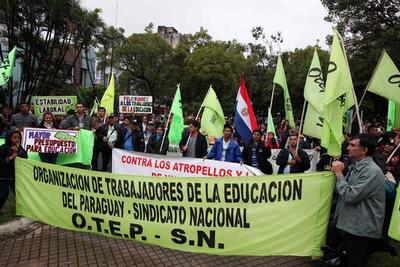 Docentes anuncian movilización para este jueves » Ñanduti