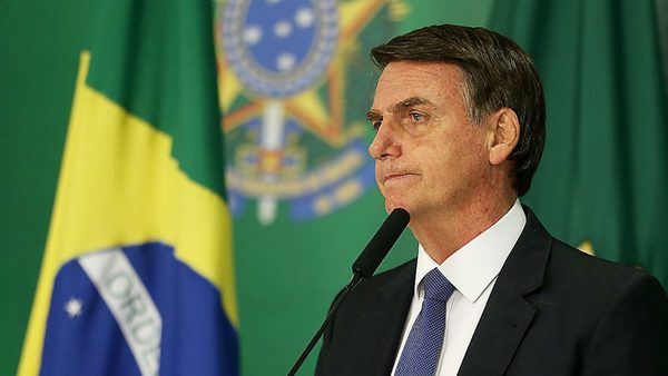 Crece desaprobación de de Bolsonaro en Brasil