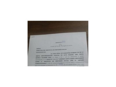 Jueza ordena al IPS proveer medicamento para Loreli