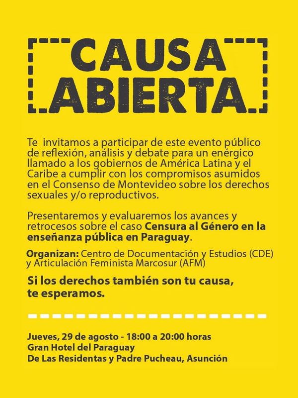 Denuncian censura al género en la enseñanza pública - Nacionales - ABC Color
