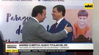 Nuevo titular del IPS “No seré un presidente de escritorio” - ABC Noticias - ABC Color