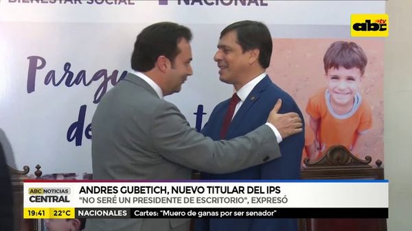Nuevo titular del IPS “No seré un presidente de escritorio” - ABC Noticias - ABC Color