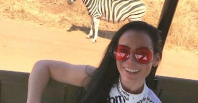 ¡Pamela se fue de safari  a África!