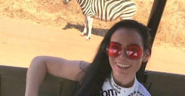 ¡Pamela se fue de safari a África!
