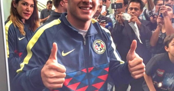 El “Cachorro”, recibido como crack en América
