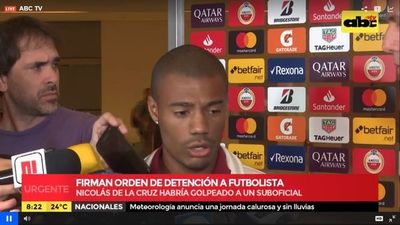 Ordenan detención de De la Cruz - Fútbol - ABC Color