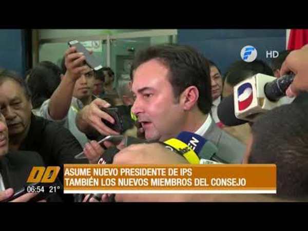 Andrés Gubetich asume como presidente del IPS