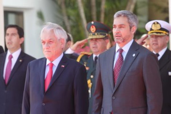 Mario Abdo Benítez recibe al presidente de Chile » Ñanduti