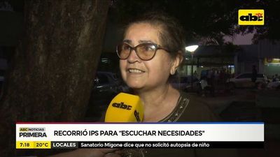 Pacientes del IPS cuentan sus necesidades - ABC Noticias - ABC Color