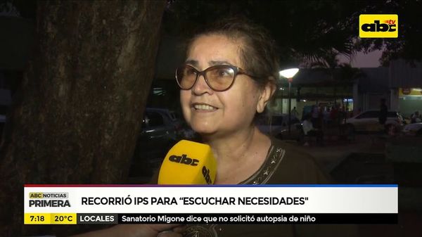Pacientes del IPS cuentan sus necesidades - ABC Noticias - ABC Color