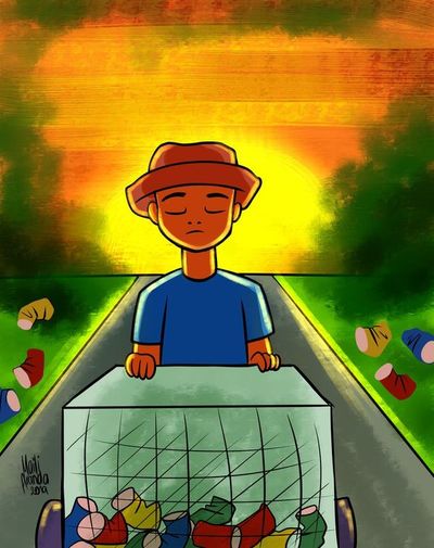 Recolectando latitas, la vida transcurre huérfana de esperanzas - Periodismo Joven - ABC Color