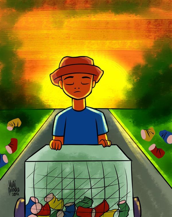 Recolectando latitas, la vida transcurre huérfana de esperanzas - Periodismo Joven - ABC Color