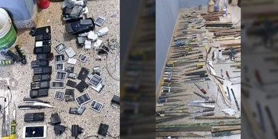 MÁS DE 200 ARMAS INCAUTADAS EN EL CERESO DURANTE OPERATIVO DE CATEO