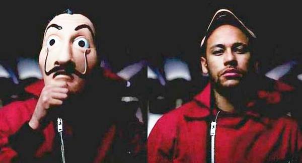 Netflix liberó los capítulos que Neymar grabó para la "La Casa de Papel" » Ñanduti