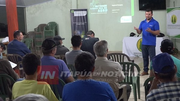 COOP. NARANJITO REALIZÓ CHARLA INFORMATIVA DE CARA A LA ZAFRA SOJERA