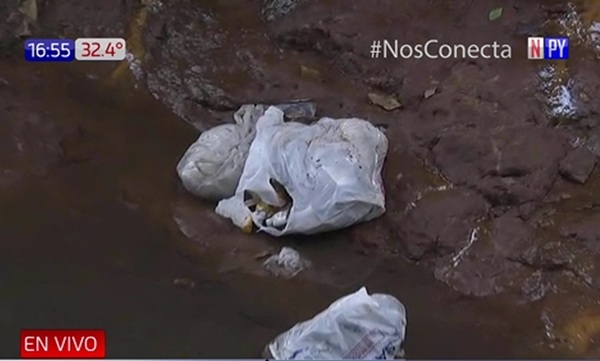 Denuncian grave contaminación de arroyo en San Lorenzo | Noticias Paraguay