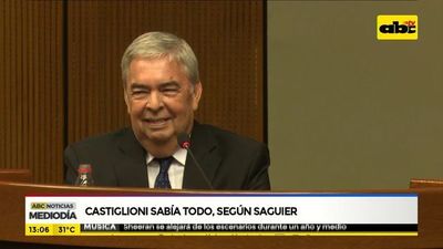 Castiglioni sabía todo, según Saguier - ABC Noticias - ABC Color
