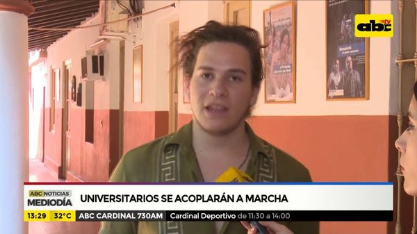 Universitarios se acoplarán a la marcha - ABC Noticias - ABC Color