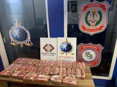 Detienen a uruguayo con 30 kilos de cocaína - ADN Paraguayo