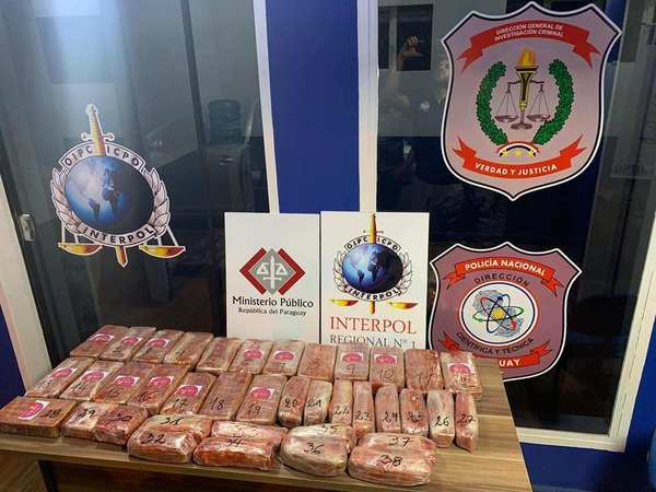 Detienen a uruguayo con 30 kilos de cocaína - ADN Paraguayo