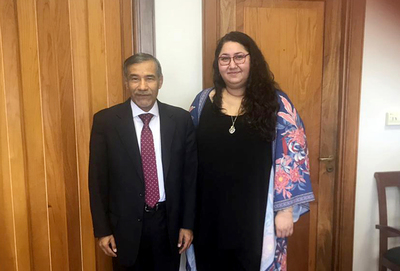 Ministro se reúne con representante de NN.UU.