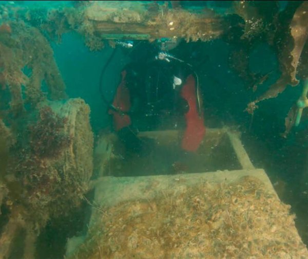 Primeras imágenes del barco hundido hace más de 170 años.