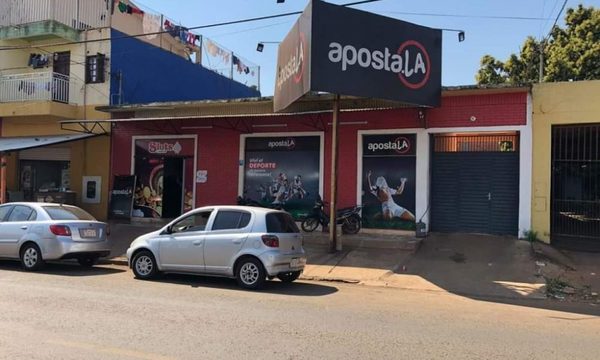 Roban Gs. 15 millones de sucursal de Aposta.La