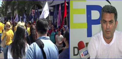 Docentes de FEP levantan movilización tras promesa de Mario Abdo | Noticias Paraguay
