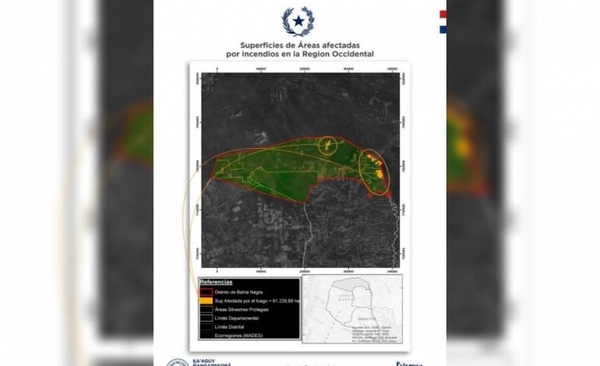 HOY / Incendios forestales: Más de 60 mil hectáreas de bosques en el Chaco fueron arrasados