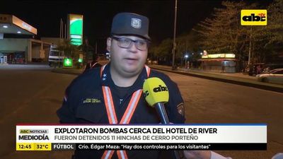 Explotaron bombas cerca del hotel de River - ABC Noticias - ABC Color