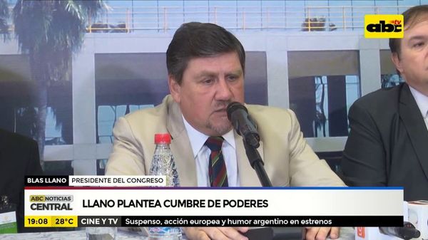 Llano plantea cubre de poderes - ABC Noticias - ABC Color