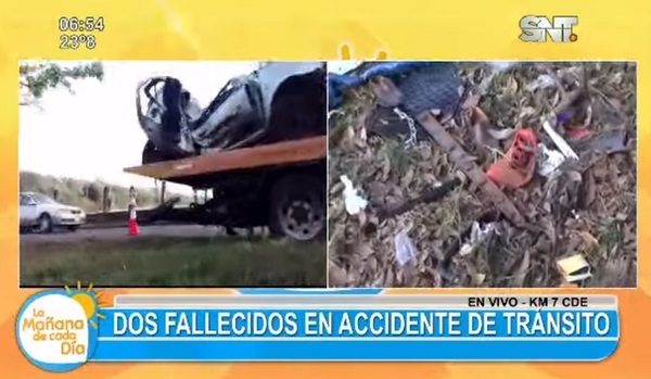 Accidente deja dos muertos en CDE