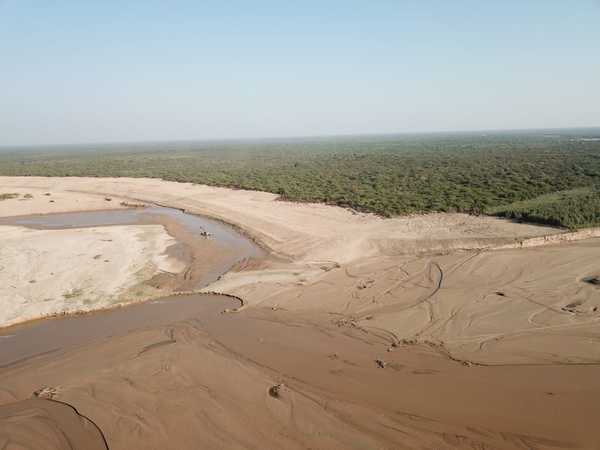 Aguas del Pilcomayo ya ingresan al Chaco paraguayo por nueva embocadura | .::Agencia IP::.