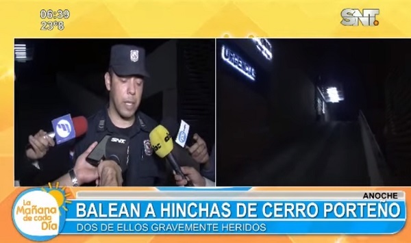 Balean a hinchas de Cerro Porteño