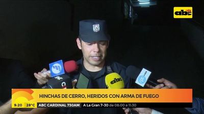 Hinchas de Cerro Porteño heridos con arma de fuego - ABC Noticias - ABC Color