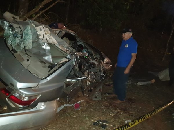 Accidente deja cuatro fallecidos en Francisco Caballero Álvarez