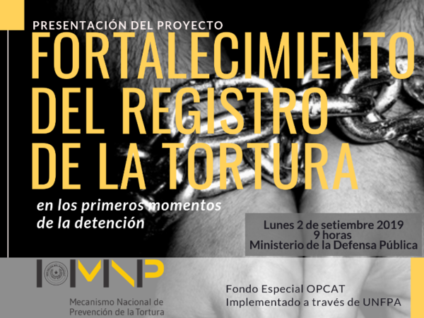 Apoyo del MNP a la Defensa Pública para el fortalecimiento del registro de la tortura en los primeros momentos de la detención