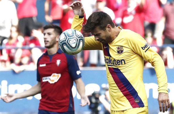 Barcelona tropieza con el Osasuna - Fútbol - ABC Color