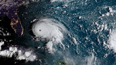 El huracán Dorian crece a la categoría máxima antes de tocar las Bahamas - ADN Paraguayo