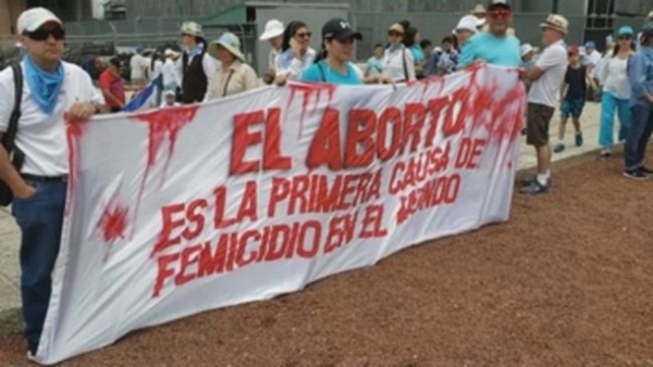 Movilizaciones en Costa Rica contra el aborto terapéutico