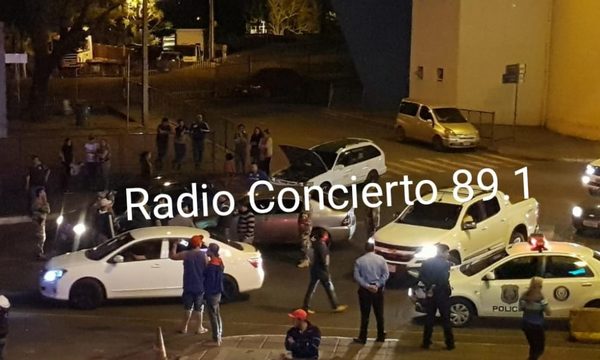 Prepotente conductora queda detenida tras accidente