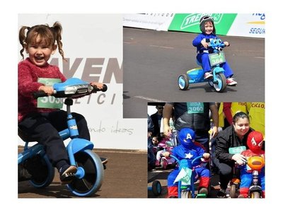 Carrera de triciclos reunió a más de 600 niños en Encarnación