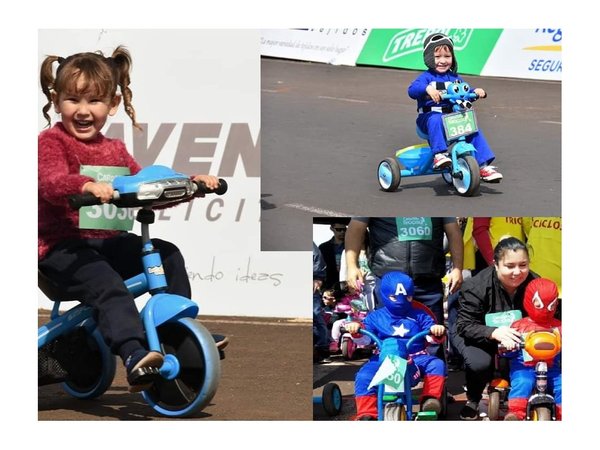 Carrera de triciclos reunió a más de 600 niños en Encarnación