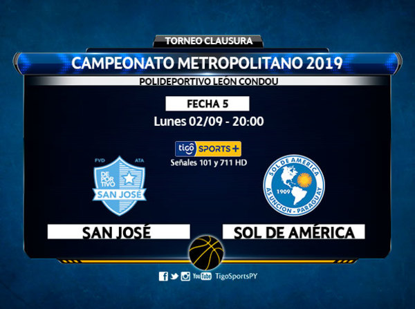 Empatados en puntos, San José y Sol de América se ven la cara