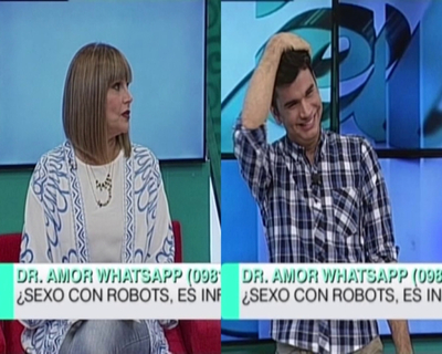 Panelista mandó saludo a la compañía "Lomas Turbas"