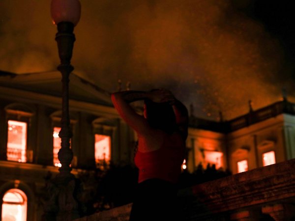 Un año del incendio que devoró el Museo Nacional de Brasil