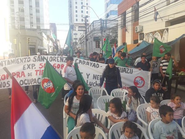 Presidente del Indert no recibió a manifestantes campesinos - Periodísticamente - ABC Color