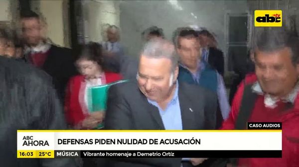 Defensas piden nulidad de acusación. - ABC Noticias - ABC Color