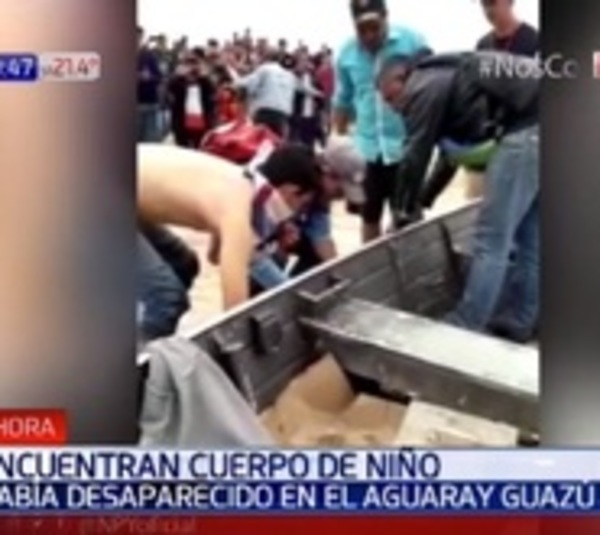 Hallan cuerpo de niño desaparecido en aguas del río Aguaray - Paraguay.com